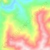 Mappa topografica Hocalar, altitudine, rilievo