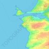 Mappa topografica Le Bilou, altitudine, rilievo