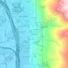 Mappa topografica Lakeview Hills, altitudine, rilievo