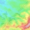 Mappa topografica Les Guerinas, altitudine, rilievo