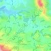 Mappa topografica Antxarteta, altitudine, rilievo