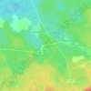 Mappa topografica Chêne Saint-Pelerine, altitudine, rilievo