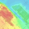 Mappa topografica Buckham's Bay West, altitudine, rilievo