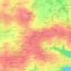 Mappa topografica Kerallan, altitudine, rilievo