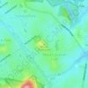 Mappa topografica Mount Thompson, altitudine, rilievo