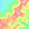Mappa topografica Villa Seca, altitudine, rilievo