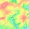 Mappa topografica Mont d'Aure, altitudine, rilievo