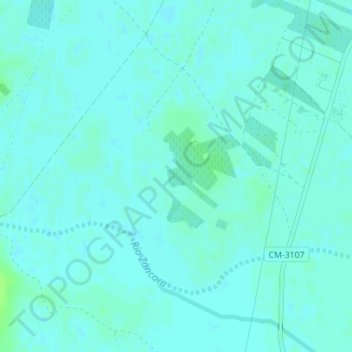 Mappa topografica Cuaco, altitudine, rilievo
