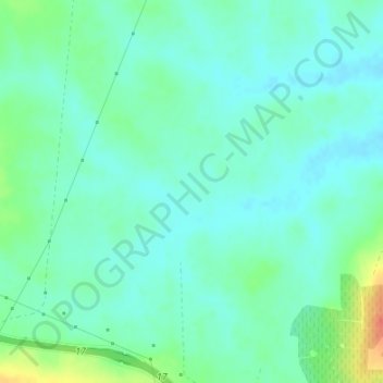 Mappa topografica Montana, altitudine, rilievo