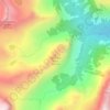 Mappa topografica Yosemite Point, altitudine, rilievo