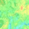 Mappa topografica Winslows Crossing, altitudine, rilievo