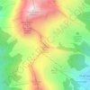 Mappa topografica Pizzo di Nara, altitudine, rilievo