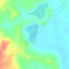 Mappa topografica Battle Springs Lake Dam, altitudine, rilievo