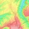 Mappa topografica Hoogcruts, altitudine, rilievo