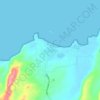 Mappa topografica Las Galeras, altitudine, rilievo