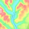 Mappa topografica Wilcox, altitudine, rilievo