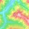 Mappa topografica Montespecchio, altitudine, rilievo