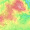 Mappa topografica Chignavieux, altitudine, rilievo