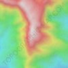 Mappa topografica Mount Silay, altitudine, rilievo