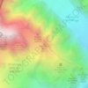 Mappa topografica Petit Mont Blanc, altitudine, rilievo