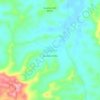 Mappa topografica El Guadual, altitudine, rilievo