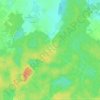 Mappa topografica Lourouer les Bois, altitudine, rilievo