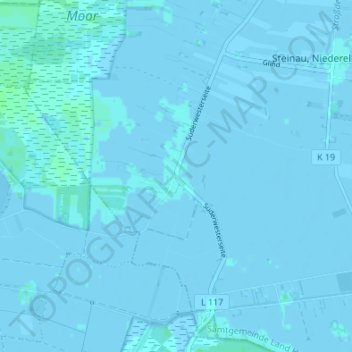 Mappa topografica Süderwesterseite, altitudine, rilievo