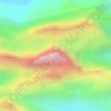 Mappa topografica Trikora, altitudine, rilievo