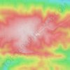 Mappa topografica Forêt des Cèdres, altitudine, rilievo