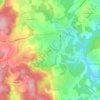 Mappa topografica Jorat, altitudine, rilievo