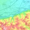 Mappa topografica Landau an der Isar, altitudine, rilievo