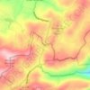 Mappa topografica Jones Gap, altitudine, rilievo