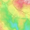 Mappa topografica Urbanización Montealegría, altitudine, rilievo
