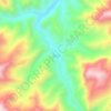 Mappa topografica 芒扎村, altitudine, rilievo