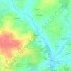 Mappa topografica Stang Dour, altitudine, rilievo