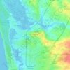 Mappa topografica Olonne-sur-Mer, altitudine, rilievo