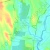 Mappa topografica North Dighton, altitudine, rilievo