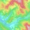 Mappa topografica Luscignano, altitudine, rilievo