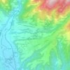 Mappa topografica Ai Diversi, altitudine, rilievo