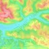 Mappa topografica Les Mondos, altitudine, rilievo