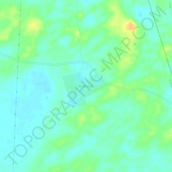 Mappa topografica Ranisar, altitudine, rilievo