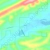 Mappa topografica Brawley, altitudine, rilievo