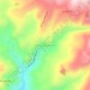 Mappa topografica Salinas de Bolívar, altitudine, rilievo
