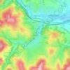 Mappa topografica Les Brotteaux, altitudine, rilievo
