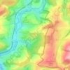Mappa topografica Ritzenberg, altitudine, rilievo