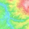 Mappa topografica Les Ecures, altitudine, rilievo