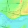 Mappa topografica Hinkle, altitudine, rilievo