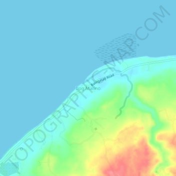 Mappa topografica Ilog Malino, altitudine, rilievo
