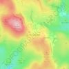 Mappa topografica Princetown, altitudine, rilievo