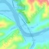Mappa topografica Klamath, altitudine, rilievo